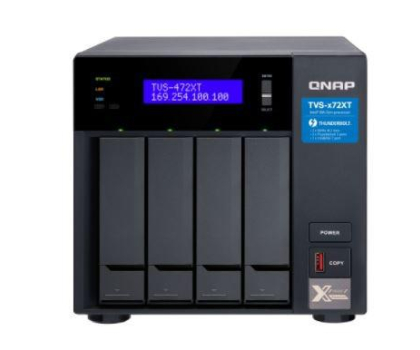 Dysk sieciowy QNAP Serwer NAS TVS-472XT-i5-4G 4x0HDD 10GbE Thunderbolt 4GB